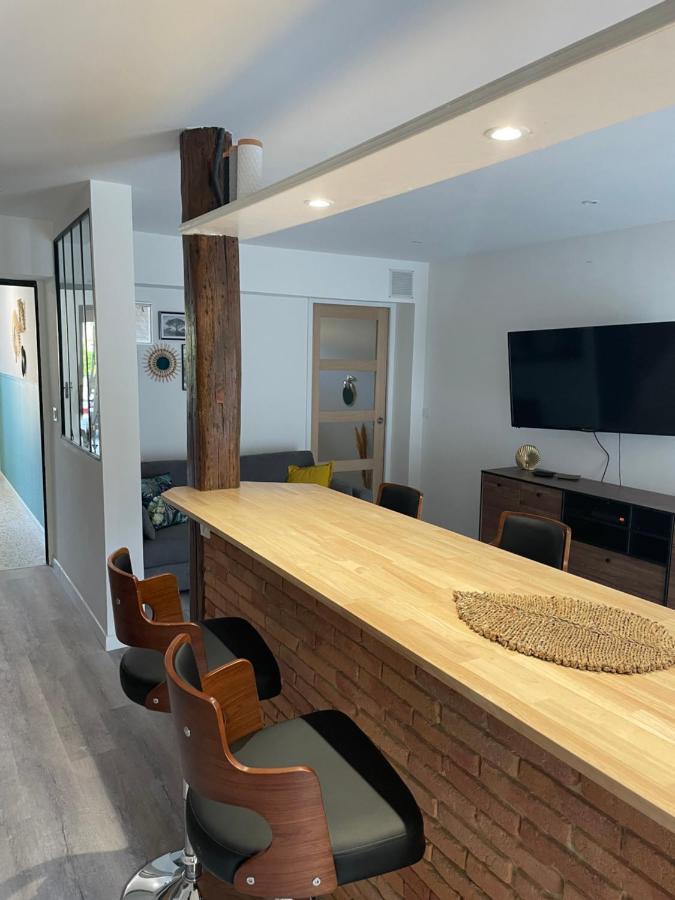 Appartement En Rez De Jardin Tout Equipe Fleurance Екстер'єр фото